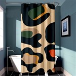 Exotic Leopard Skin Design Shower Curtain 36  x 72  (Stall)  Curtain(36 X72 ) - 33.26 x66.24  Curtain(36 X72 )