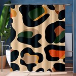 Exotic Leopard Skin Design Shower Curtain 60  x 72  (Medium)  60 x72  Curtain