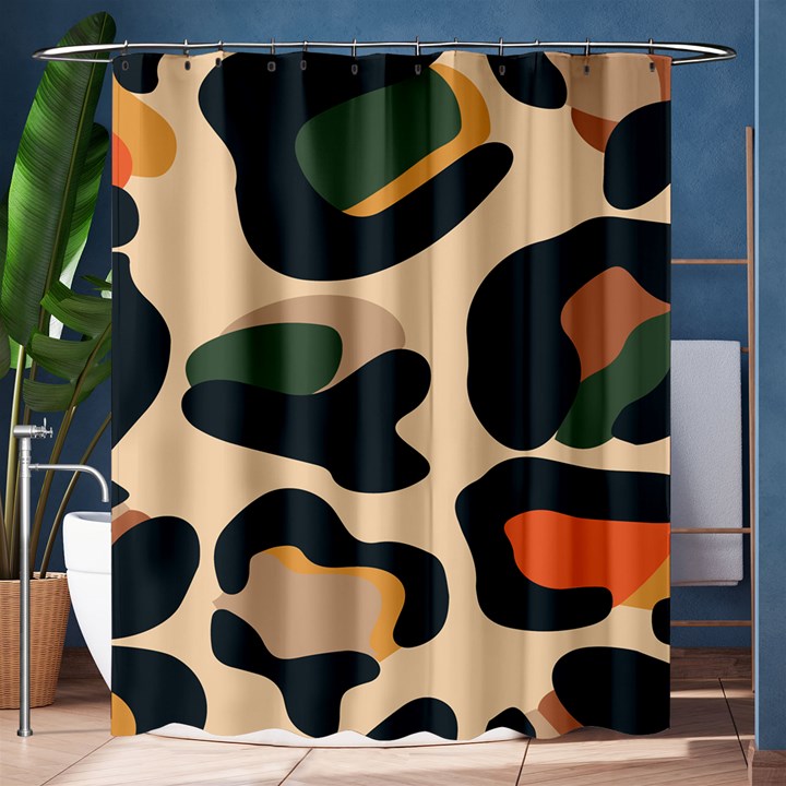 Exotic Leopard Skin Design Shower Curtain 60  x 72  (Medium) 