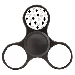 Black & Gold Diamond Design Finger Spinner by ArtsyWishy