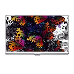 Butterfly Floral Pattern Business Card Holder