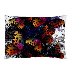 Butterfly Floral Pattern Pillow Case