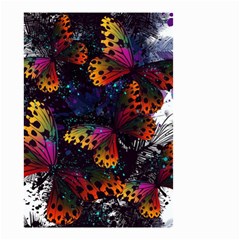 Butterfly Floral Pattern Small Garden Flag (Two Sides)