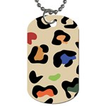 Animal Print Design Dog Tag (One Side) Front