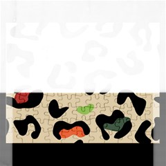 Animal Print Design Rectangular Jigsaw Puzzl by ArtsyWishy