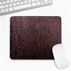 Leather Snakeskin Design Large Mousepads