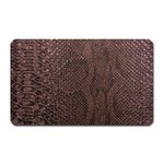 Leather Snakeskin Design Magnet (Rectangular) Front