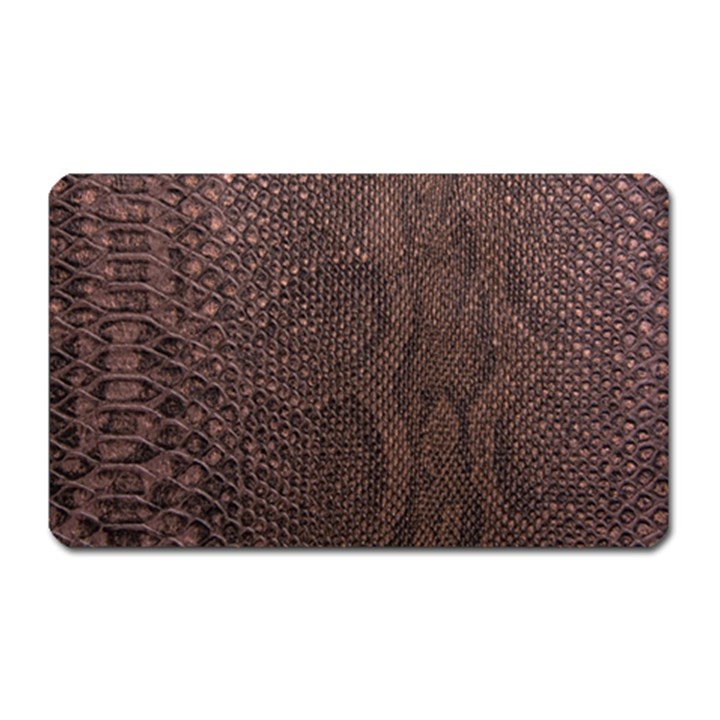 Leather Snakeskin Design Magnet (Rectangular)