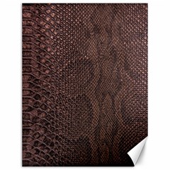 Leather Snakeskin Design Canvas 12  X 16  by ArtsyWishy