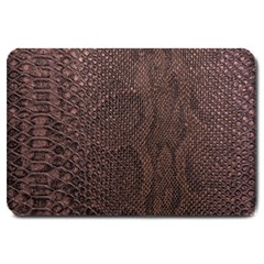 Leather Snakeskin Design Large Doormat  by ArtsyWishy