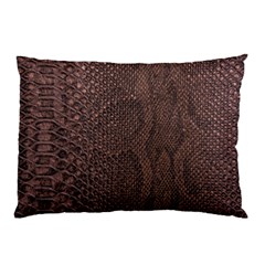 Leather Snakeskin Design Pillow Case by ArtsyWishy