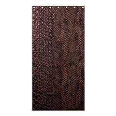 Leather Snakeskin Design Shower Curtain 36  X 72  (stall)  by ArtsyWishy