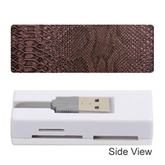 Leather Snakeskin Design Memory Card Reader (stick) by ArtsyWishy