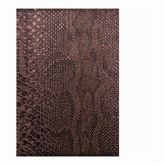 Leather Snakeskin Design Small Garden Flag (two Sides) by ArtsyWishy