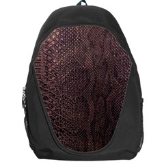 Leather Snakeskin Design Backpack Bag by ArtsyWishy