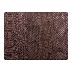 Leather Snakeskin Design Double Sided Flano Blanket (mini)  by ArtsyWishy