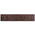 Leather Snakeskin Design Small Flano Scarf Front