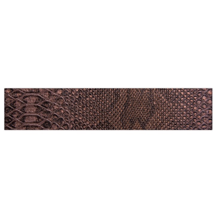 Leather Snakeskin Design Small Flano Scarf