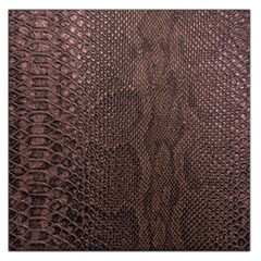 Leather Snakeskin Design Large Satin Scarf (square) by ArtsyWishy