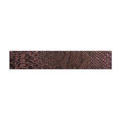 Leather Snakeskin Design Flano Scarf (mini) by ArtsyWishy