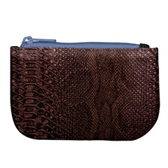 Leather Snakeskin Design Large Coin Purse