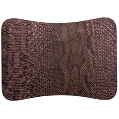 Leather Snakeskin Design Velour Seat Head Rest Cushion by ArtsyWishy