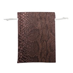 Leather Snakeskin Design Lightweight Drawstring Pouch (s) by ArtsyWishy