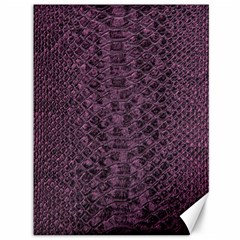 Purple Leather Snakeskin Design Canvas 36  X 48 