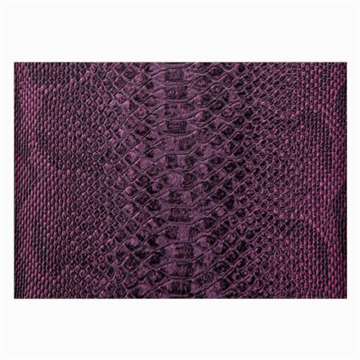 Purple Leather SnakeSkin Design Large Glasses Cloth (2 Sides)