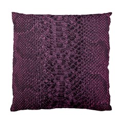 Purple Leather Snakeskin Design Standard Cushion Case (one Side) by ArtsyWishy