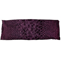 Purple Leather Snakeskin Design Body Pillow Case (dakimakura) by ArtsyWishy