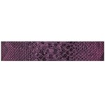 Purple Leather SnakeSkin Design Large Flano Scarf  Front