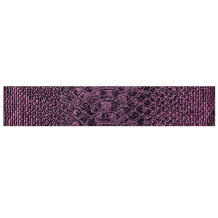 Purple Leather SnakeSkin Design Large Flano Scarf 