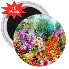 Forest Flowers  3  Magnets (10 pack) 