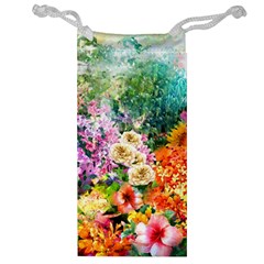 Forest Flowers  Jewelry Bag