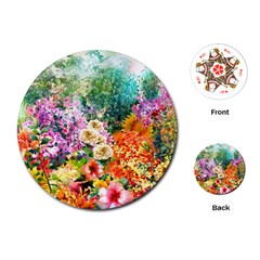 Forest Flowers  Playing Cards Single Design (round) by ArtsyWishy