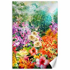 Forest Flowers  Canvas 24  X 36 