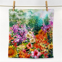 Forest Flowers  Face Towel