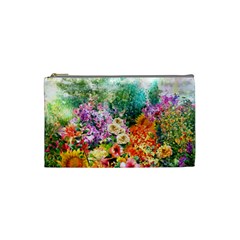 Forest Flowers  Cosmetic Bag (small) by ArtsyWishy