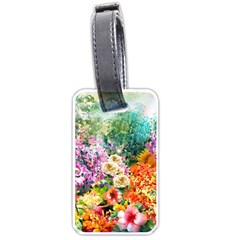 Forest Flowers  Luggage Tag (one side)