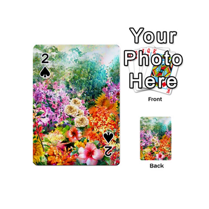 Forest Flowers  Playing Cards 54 Designs (Mini)