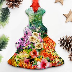 Forest Flowers  Christmas Tree Ornament (Two Sides)