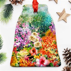 Forest Flowers  Bell Ornament (Two Sides)