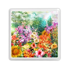 Forest Flowers  Memory Card Reader (square) by ArtsyWishy