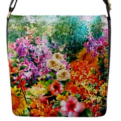 Forest Flowers  Flap Closure Messenger Bag (S)