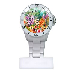 Forest Flowers  Plastic Nurses Watch