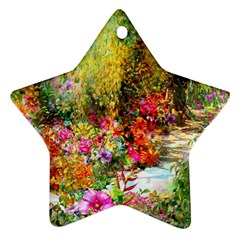 Forest Flowers  Ornament (star)