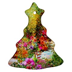 Forest Flowers  Ornament (christmas Tree) 