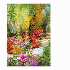 Forest Flowers  Small Garden Flag (two Sides) by ArtsyWishy