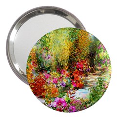 Forest Flowers  3  Handbag Mirrors by ArtsyWishy